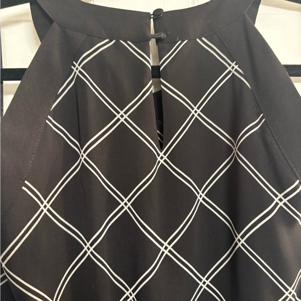 White House Black Market Black and White Women's Dress S - Picture 8 of 11